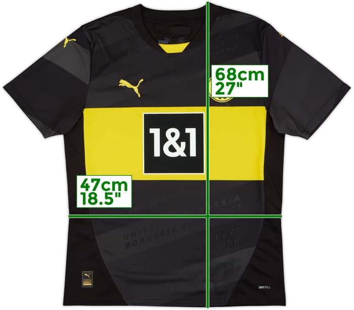2024-25 Borussia Dortmund Away Shirt - 10/10 - (M)