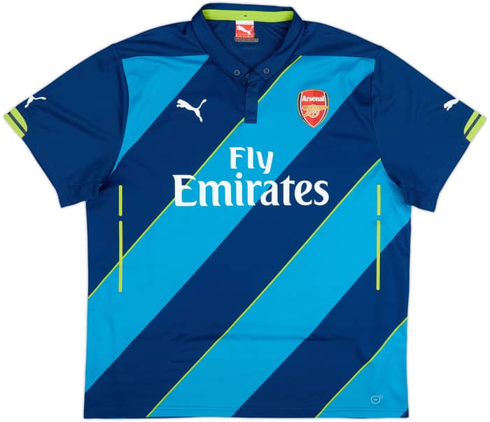 2014-15 Arsenal Third Shirt Arteta #8 - 8/10 - (XXL)