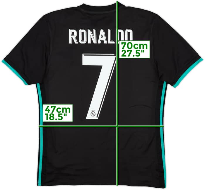 2017-18 Real Madrid Away Shirt Ronaldo #7 - 7/10 - (M)