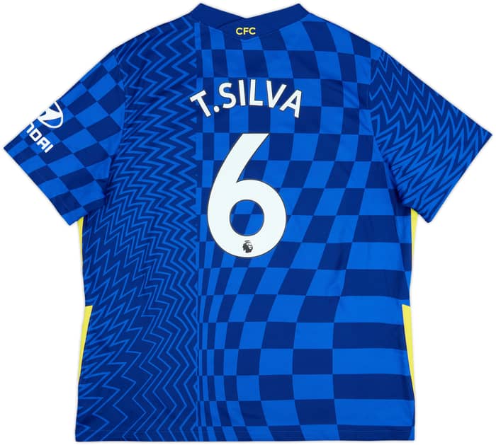 2021-22 Chelsea Home Shirt T.Silva #6 - 9/10 - (XXL)
