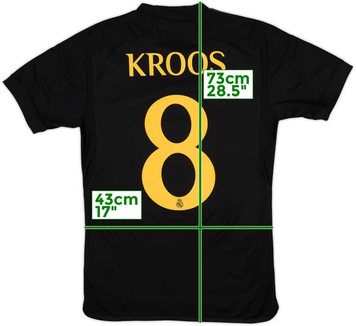 2023-24 Real Madrid Third Shirt Kroos #8 - 6/10 - (S)