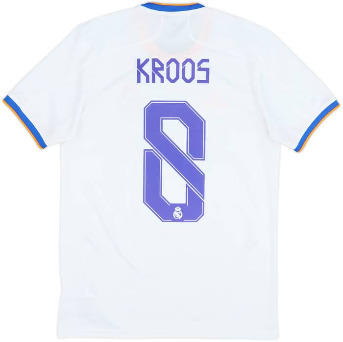 2021-22 Real Madrid Home Shirt Kroos #8 - 9/10 - (S)