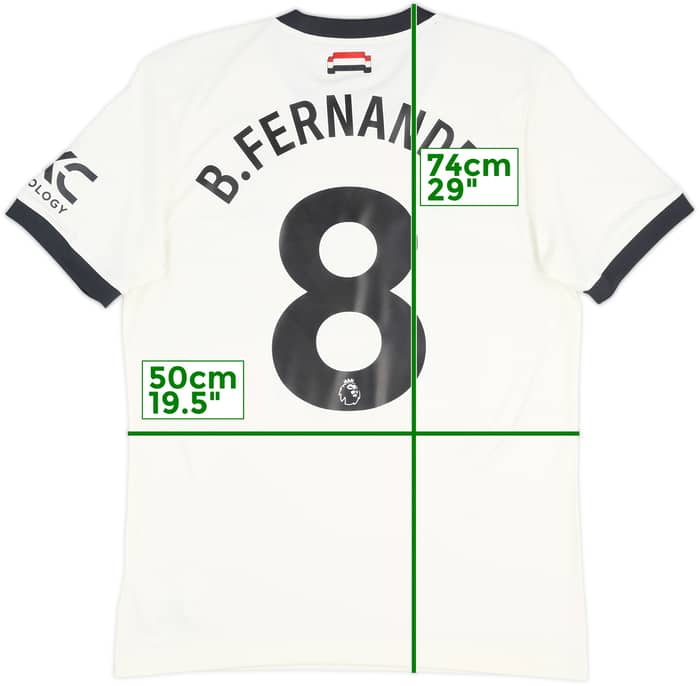 2024-25 Manchester United Third Shirt B.Fernandes #8 - 10/10 - (M)