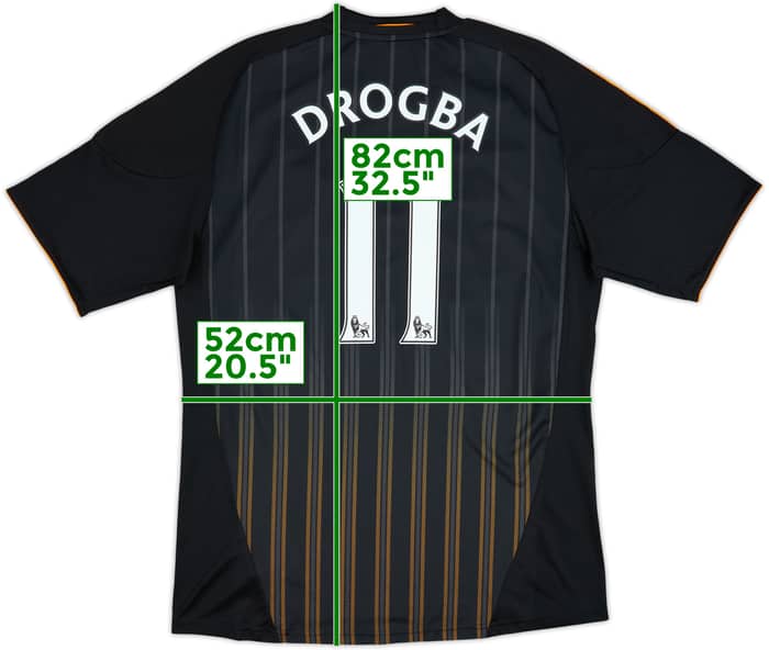 2010-11 Chelsea Away Shirt Drogba #11 - 9/10 - (L)