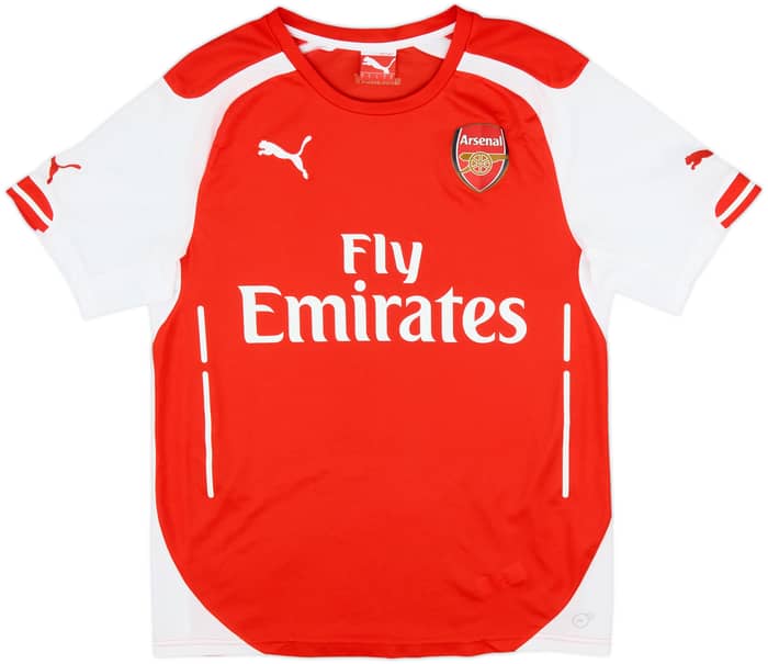 2014-15 Arsenal Home Shirt Arteta #8 - 7/10 - (S)