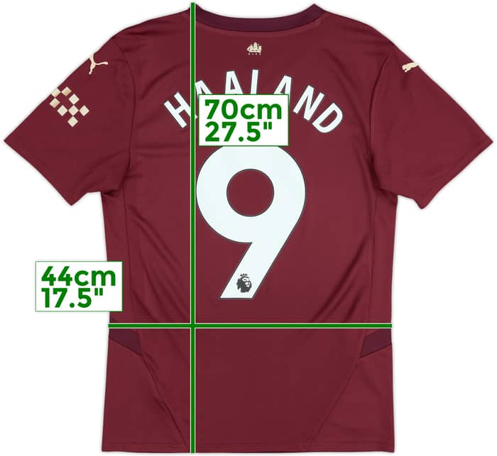 2024-25 Manchester City Third Shirt Haaland #9 - 10/10 - (S)