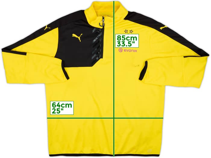 2015-16 Borussia Dortmund Puma 1/4 Zip Training Top - 5/10 - (3XL)