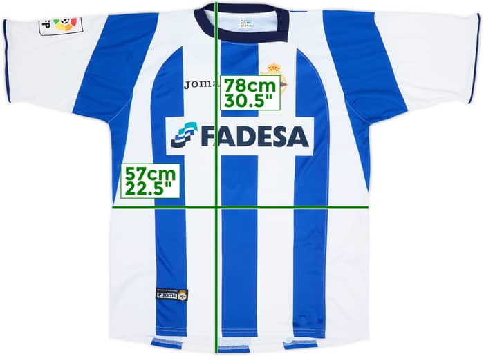 2004-05 Deportivo de La Coruna Home Shirt Mauro Silva #6 - 4/10 - (XXL)