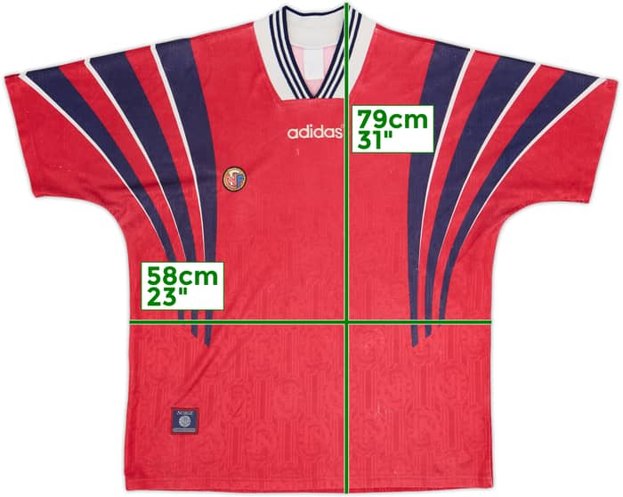1996-97 Norway Home Shirt - 6/10 - (L)