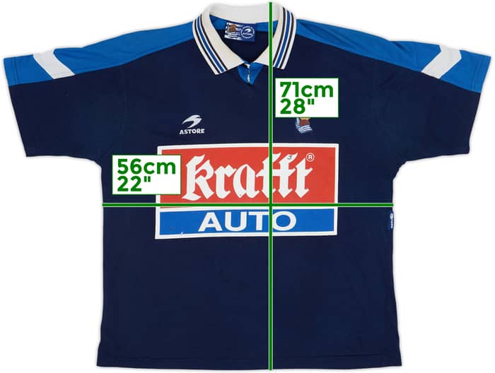 2000-01 Real Sociedad Astore Polo Shirt - 7/10 - (L)