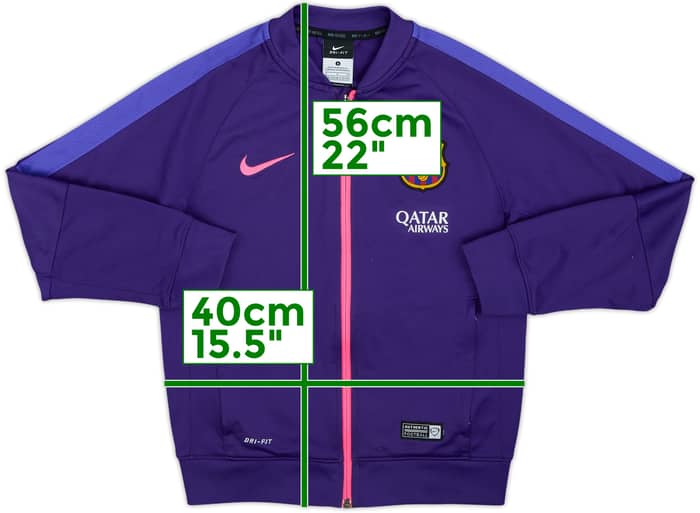 2014-15 Barcelona Nike Track Jacket - 8/10 - (S.Boys)