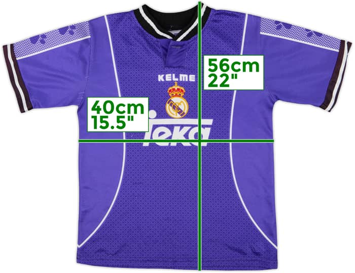 1997-98 Real Madrid Away Shirt - 5/10 - (S.Boys)
