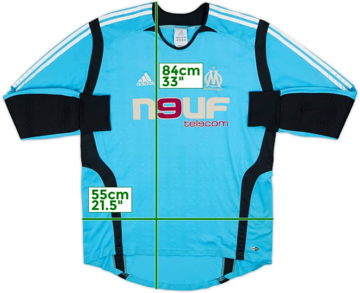 2005-06 Olympique Marseille GK Shirt Carrasso #1 - 5/10 - (XL)