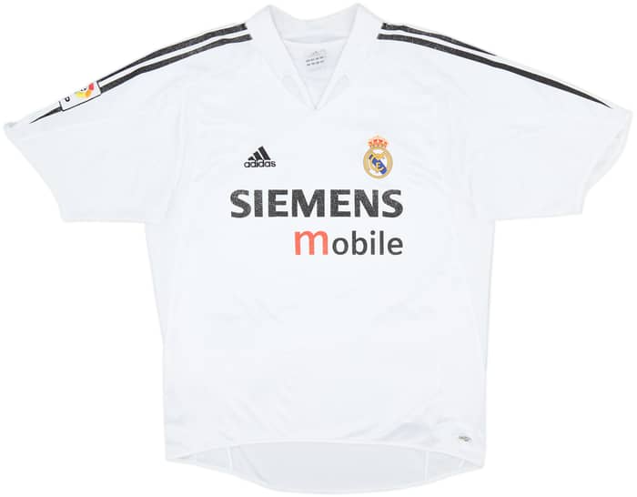2004-05 Real Madrid Home Shirt Zidane #5 - 5/10 - (L)