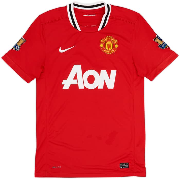 2011-12 Manchester United Home Shirt Chicharito #14 - 7/10 - (S)