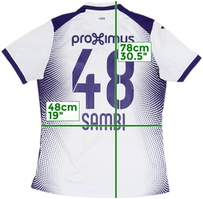 2019-20 Anderlecht Away Shirt Sambi #48 - 6/10 - (XL)