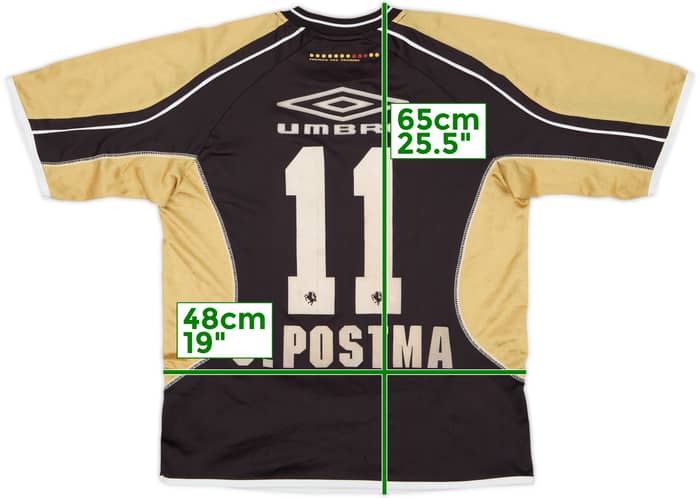 2001-02 FC Twente Umbro Training Shirt J. Postma #11 - 5/10 - (XL.Boys)