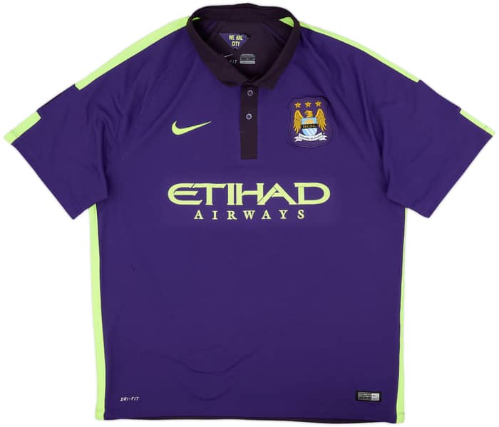 2014-15 Manchester City Third Shirt Silva #21 - 8/10 - (XL)