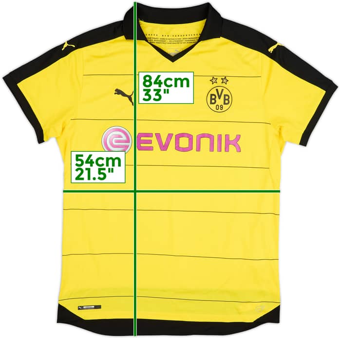 2015-16 Borussia Dortmund Home Shirt - 9/10 - (XL)