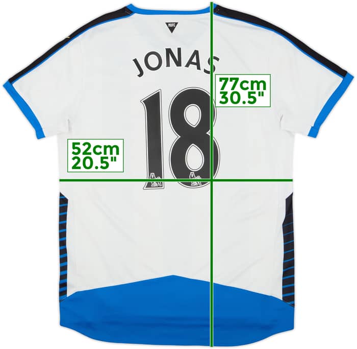 2015-16 Newcastle Home Shirt Jonas #18 - 6/10 - (L)