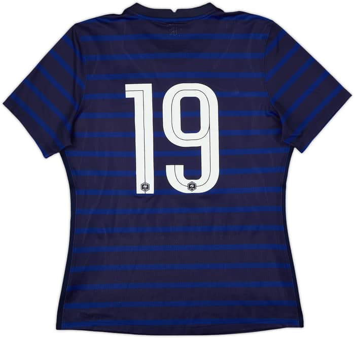 2020-21 France Home Shirt #19 - 9/10 - (XL)