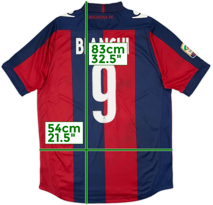 2013-14 Bologna Home Shirt Bianchi #9 - 6/10 - (M)