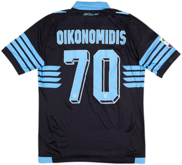 2015-16 Lazio Match Issue Away Shirt Oikonomidis #70