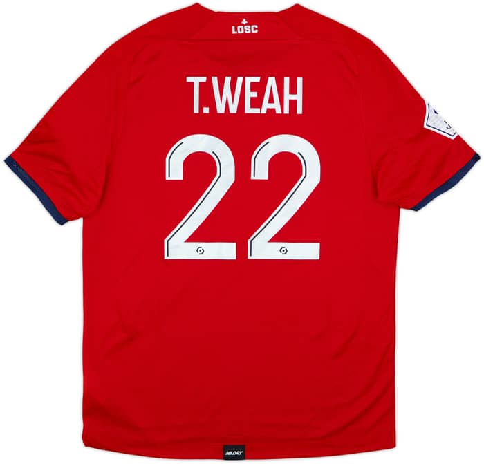 2021-22 Lille Home Shirt T.Weah #22 - 10/10 - (M)