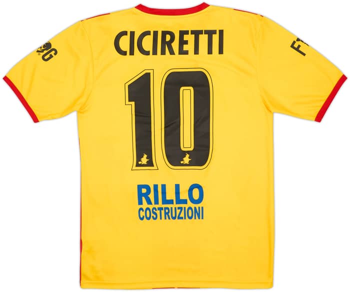 2016-17 Benevento Home Shirt Ciciretti #10 - 9/10 - (M)