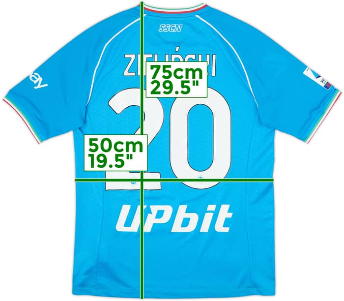 2023-24 Napoli Home Shirt Zielinski#20 - 5/10 - (L)