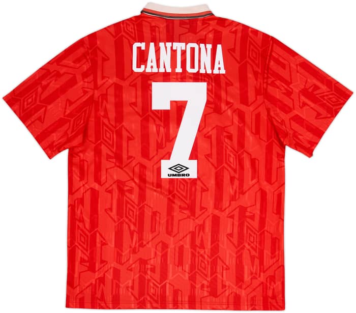 1992-94 Manchester United Home Shirt Cantona #7 - 6/10 - (XL)