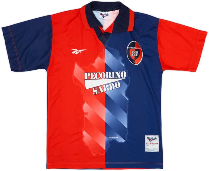 1996-98 Cagliari Home Shirt - 8/10 - (L)