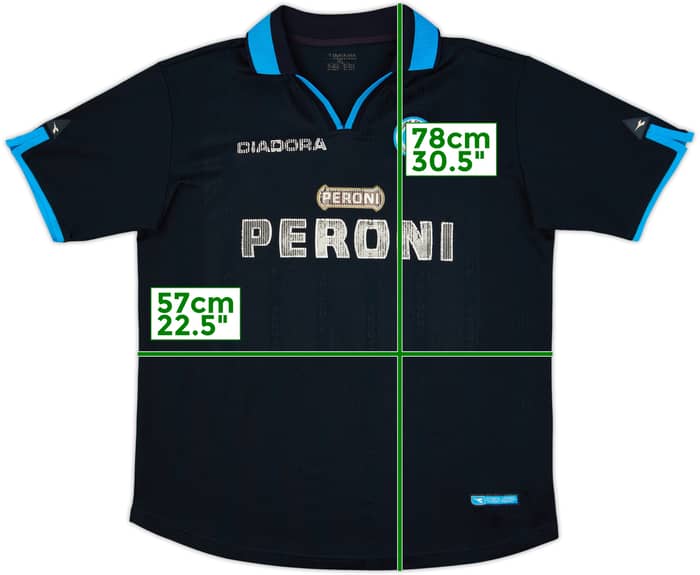 2001-02 Napoli Third Shirt - 5/10 - (XL)