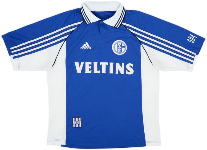 1998-00 Schalke Home Shirt #7 - 7/10 - (S)
