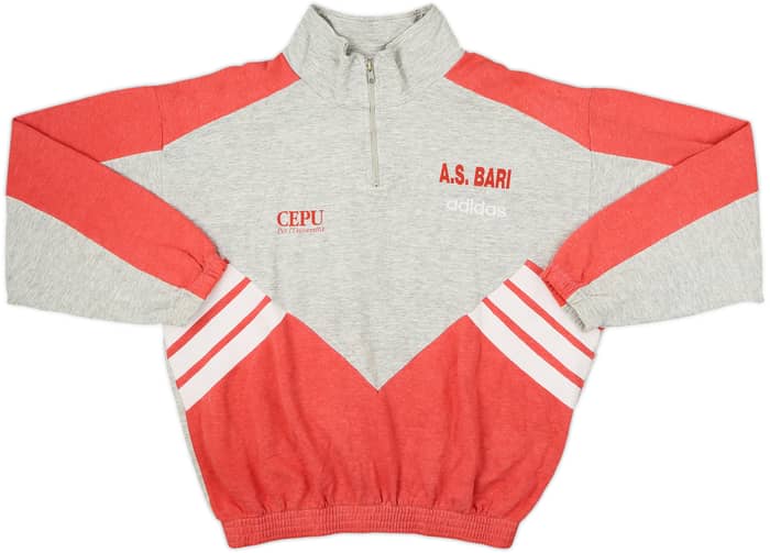 1995-96 Bari Player Issue adidas 1/4 Zip Training Top - 8/10 - (XL)