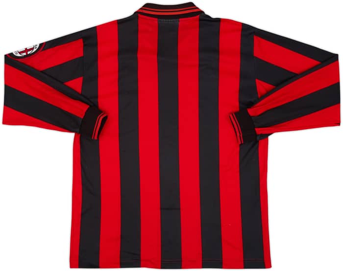 1996-97 AC Milan Home L/S Shirt - 5/10 - (S)