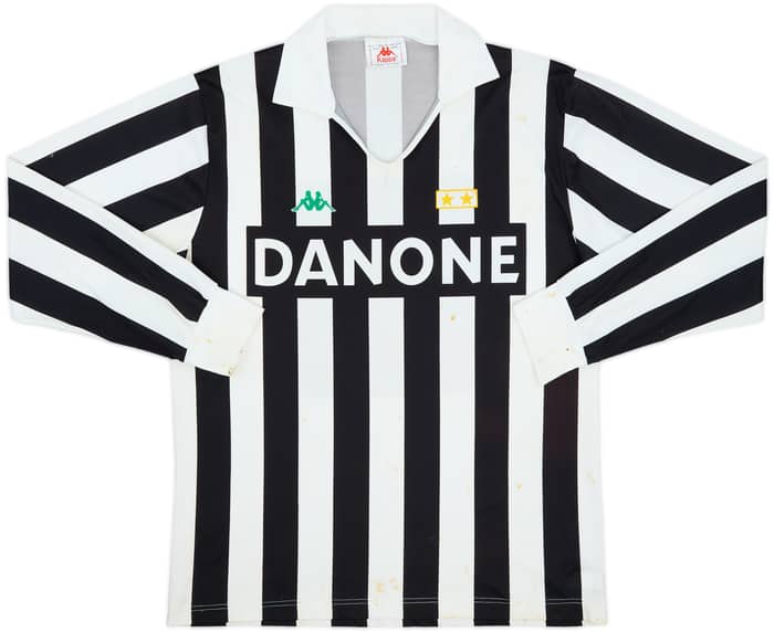 1992-94 Juventus Home L/S Shirt - 4/10 - (L)