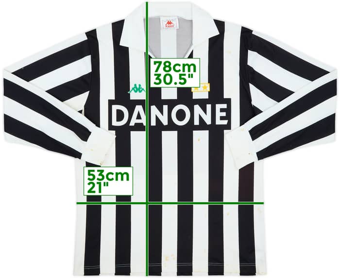 1992-94 Juventus Home L/S Shirt - 4/10 - (L)