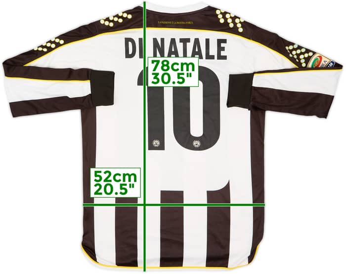 2013-14 Udinese Home L/S Shirt Di Natale #10 - 6/10 - (L)