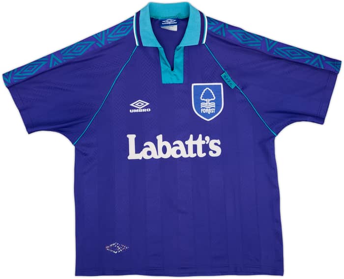 1993-95 Nottingham Forest Away Shirt Pearce #3 - 6/10 - (L)