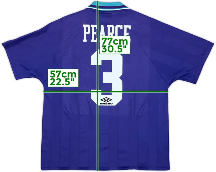 1993-95 Nottingham Forest Away Shirt Pearce #3 - 6/10 - (L)