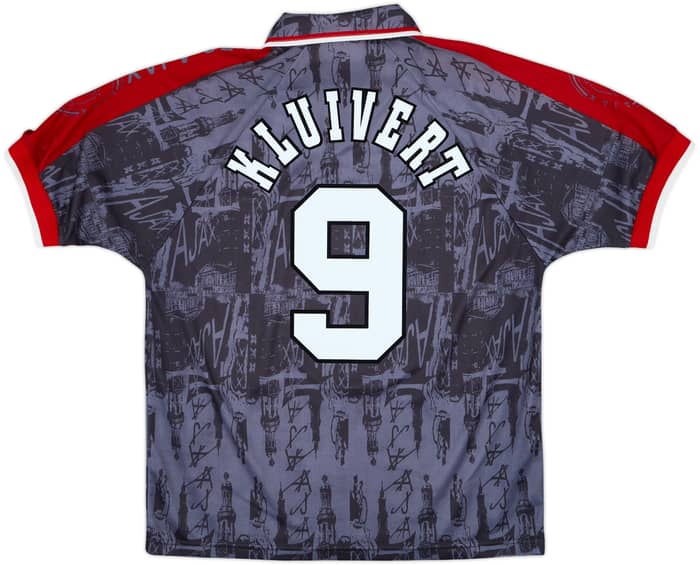 1996-97 Ajax Away Shirt Kluivert #9 - 9/10 - (L)