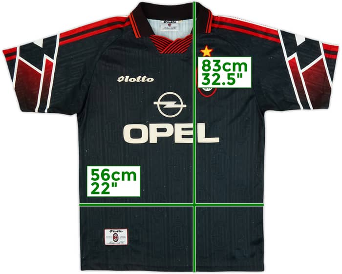 1997-98 AC Milan Third Shirt - 7/10 - (L)