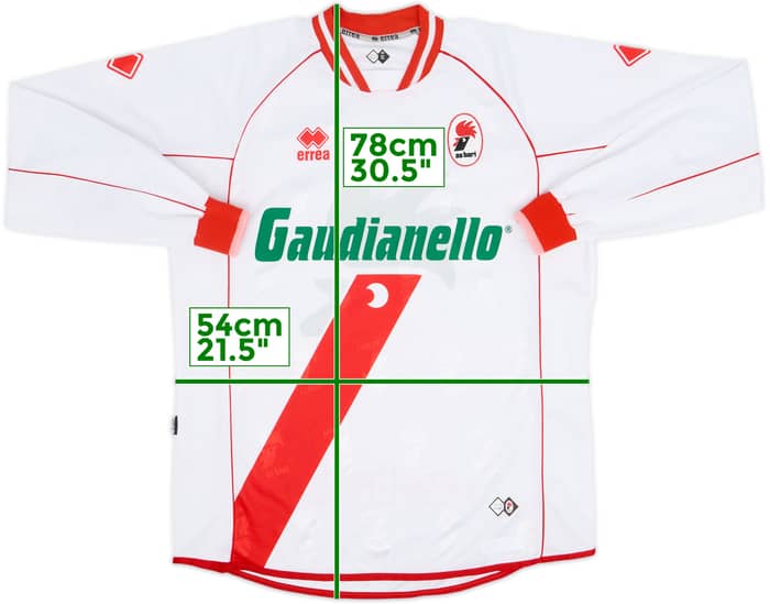 2005-06 Bari Home L/S Shirt - 8/10 - (XL)