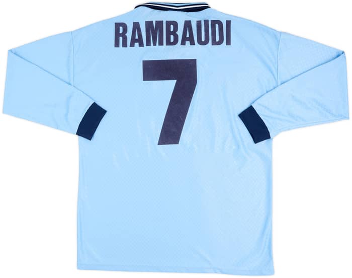 1996-97 Lazio Home L/S Shirt Rambaudi #7 - 6/10 - (L)
