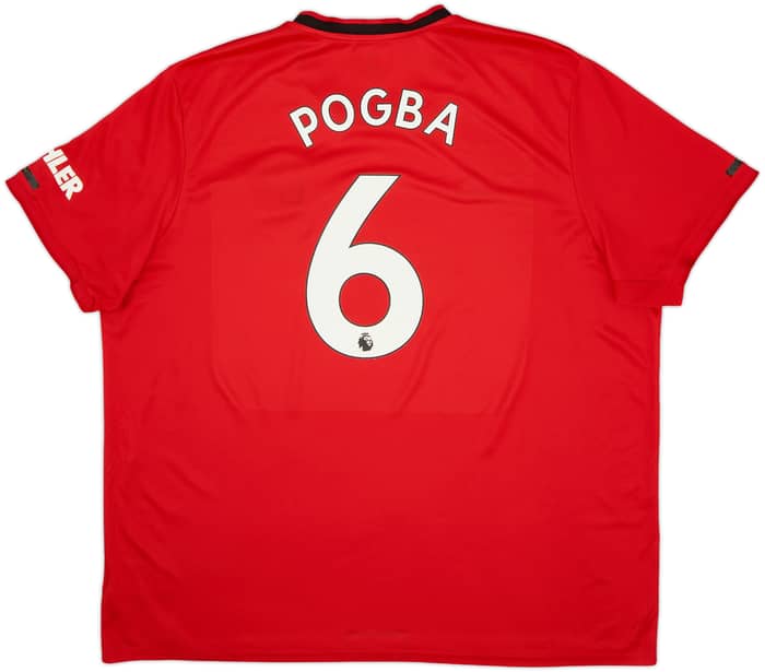 2019-20 Manchester United Home Shirt Pogba #6 - 7/10 - (3XL)