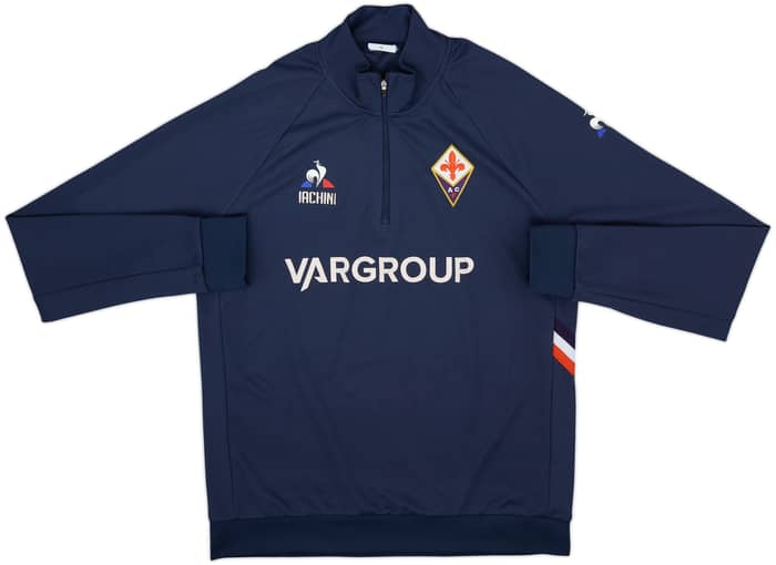 2019-20 Fiorentina Staff Issue Le Coq Sportif 1/4 Zip Training Top (G. Iachini) - 6/10 - (M)