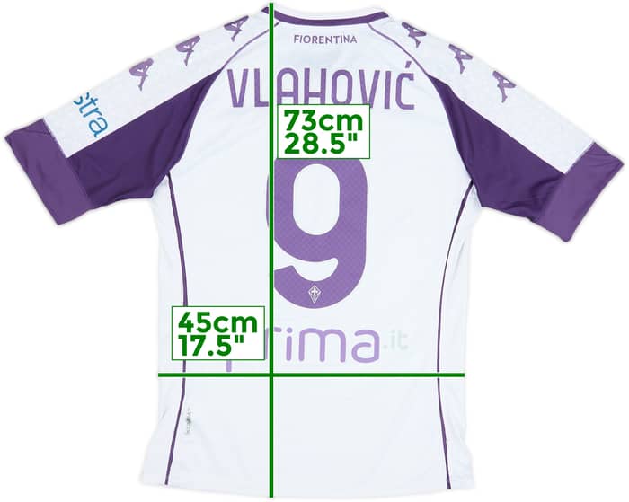 2020-21 Fiorentina Away Shirt Vlahovic #9 - 6/10 - (L)