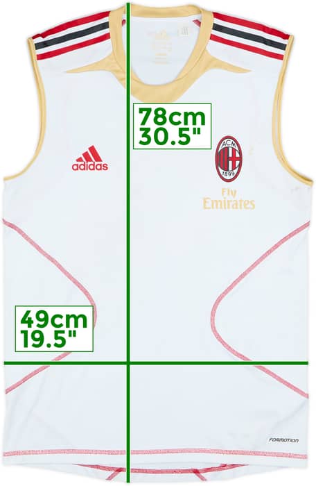 2010-11 AC Milan adidas Formotion Training Vest - 5/10 - (M)