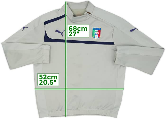 2010-11 Italy Puma 1/4 Zip Training Top - 6/10 - (M)